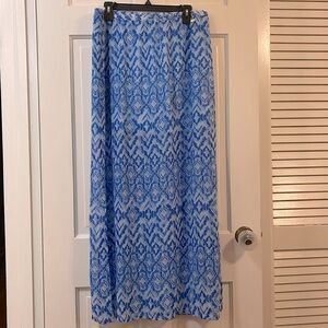 GUESS blue maxi skirt women’s size Large